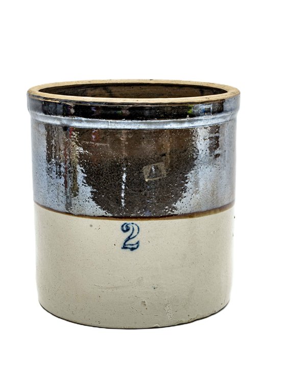 2 Gal. Albany Slip Crock