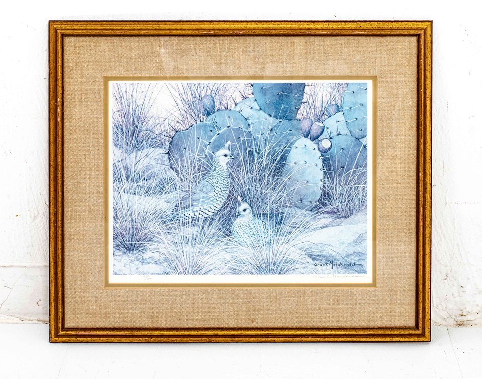 S/N Grant MacDonald "Blue Quail" Print