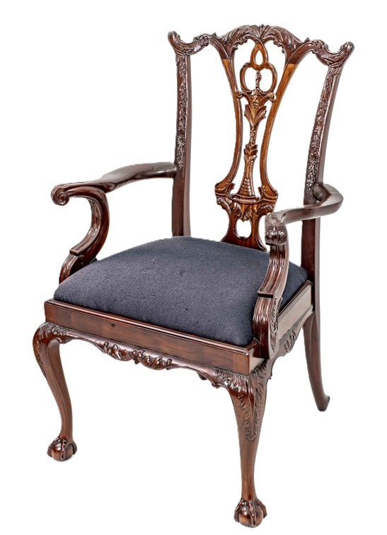 Maitland-Smith Philadelphia Chippendale Armchair
