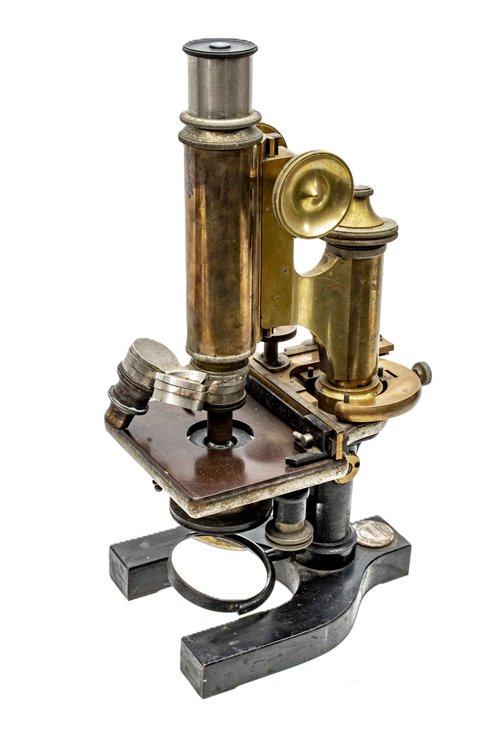 1903 Bausch & Lomb Brass Microscope