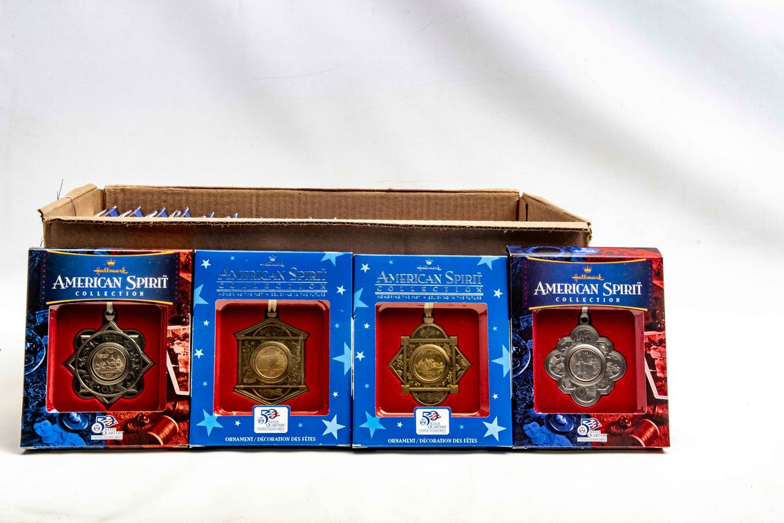 Hallmark- Am. Spirit- State Quarter Ornaments- NIB