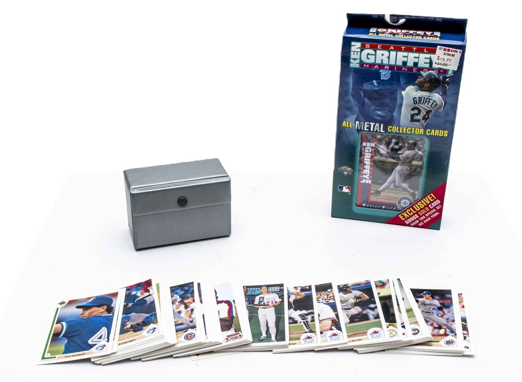Ken Griffey Jr All Metal Collectors Cards + Upper