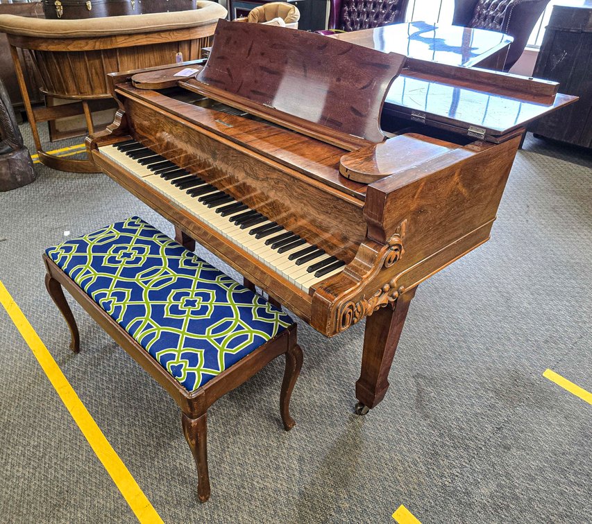 Gorgeous Rosewood Antique Steinway and Sons Grand Piano Ca. 1861