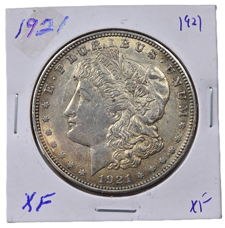 1921 Morgan Silver Dollar in XF Condition