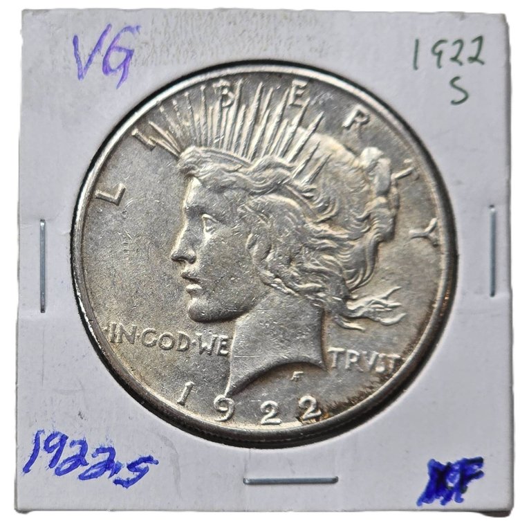 1923-S Peace Silver Dollar, San Francisco Mint