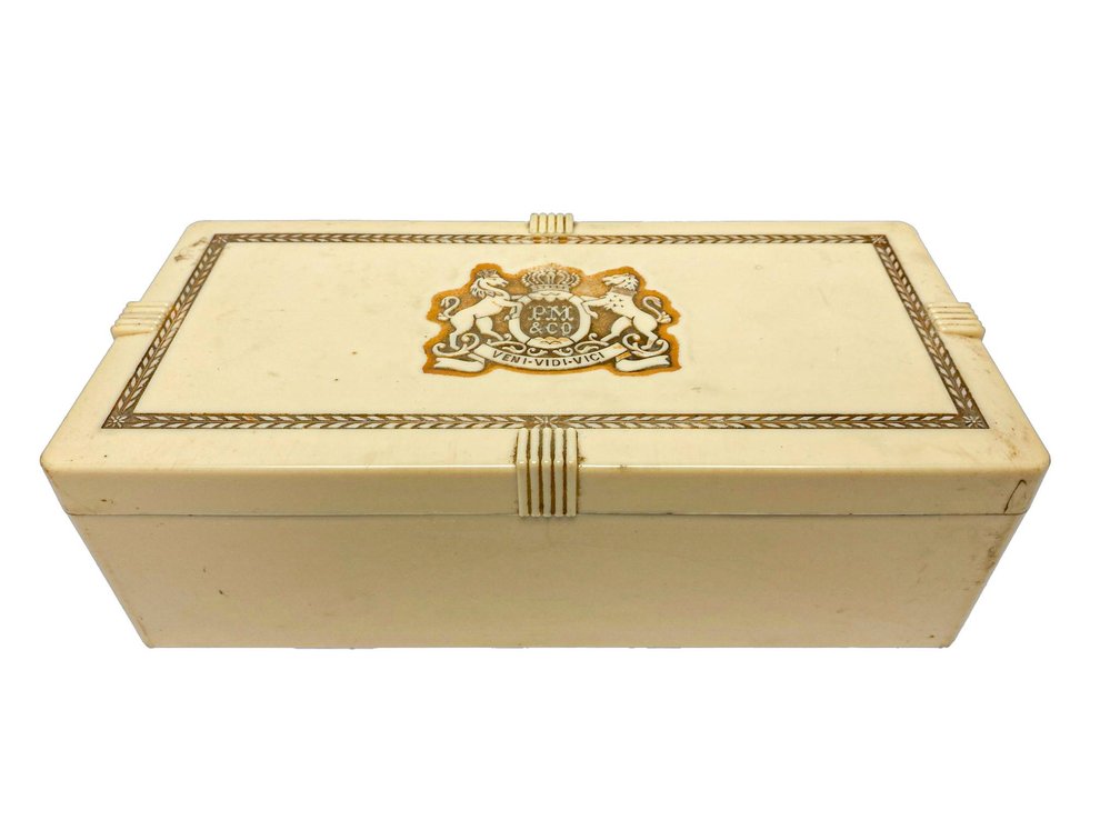 1930s Art Deco Philip Morris Celluloid Cigarette/Cigar Box