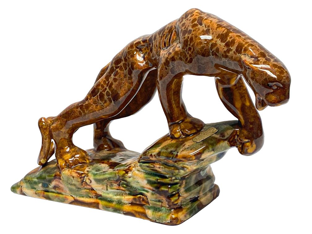 1940s Royal Haeger Leopard 