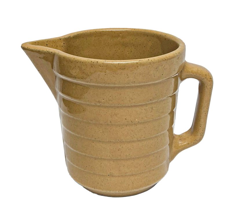 Stoneware Pitcher for Madison Lake Hatchery 