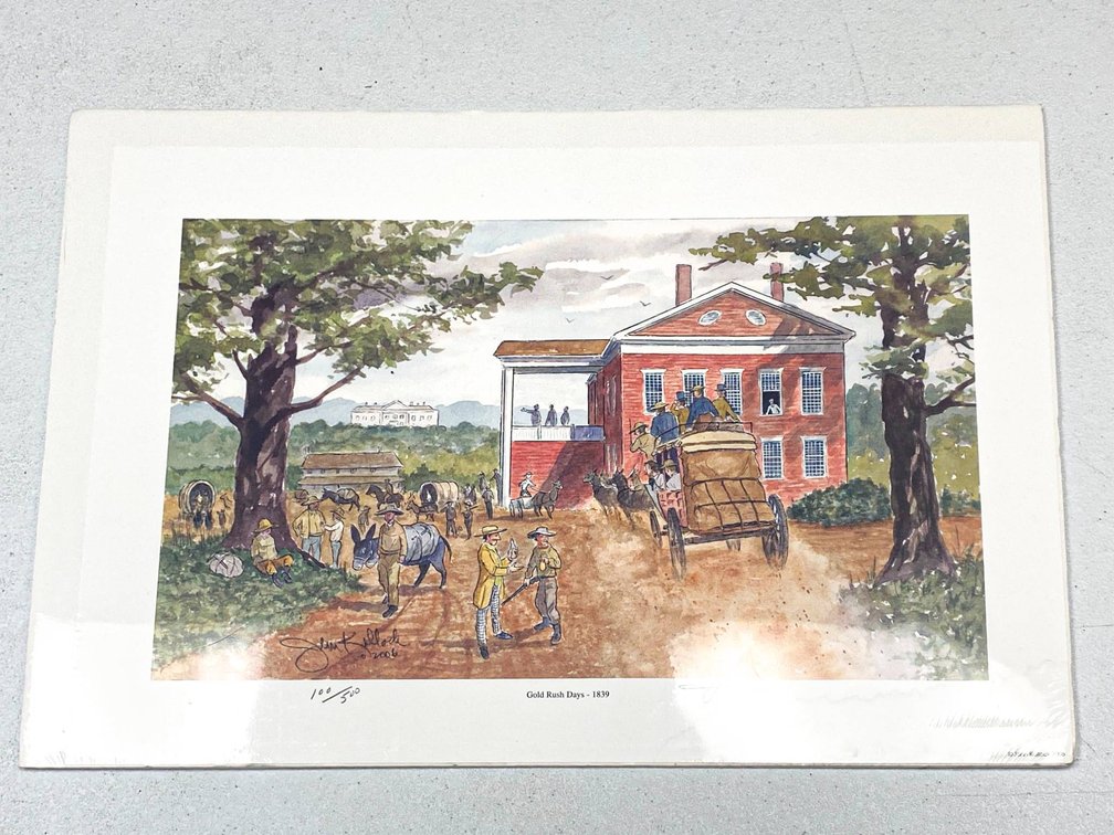 John Kollock Print, “Gold Rush Days – 1839”