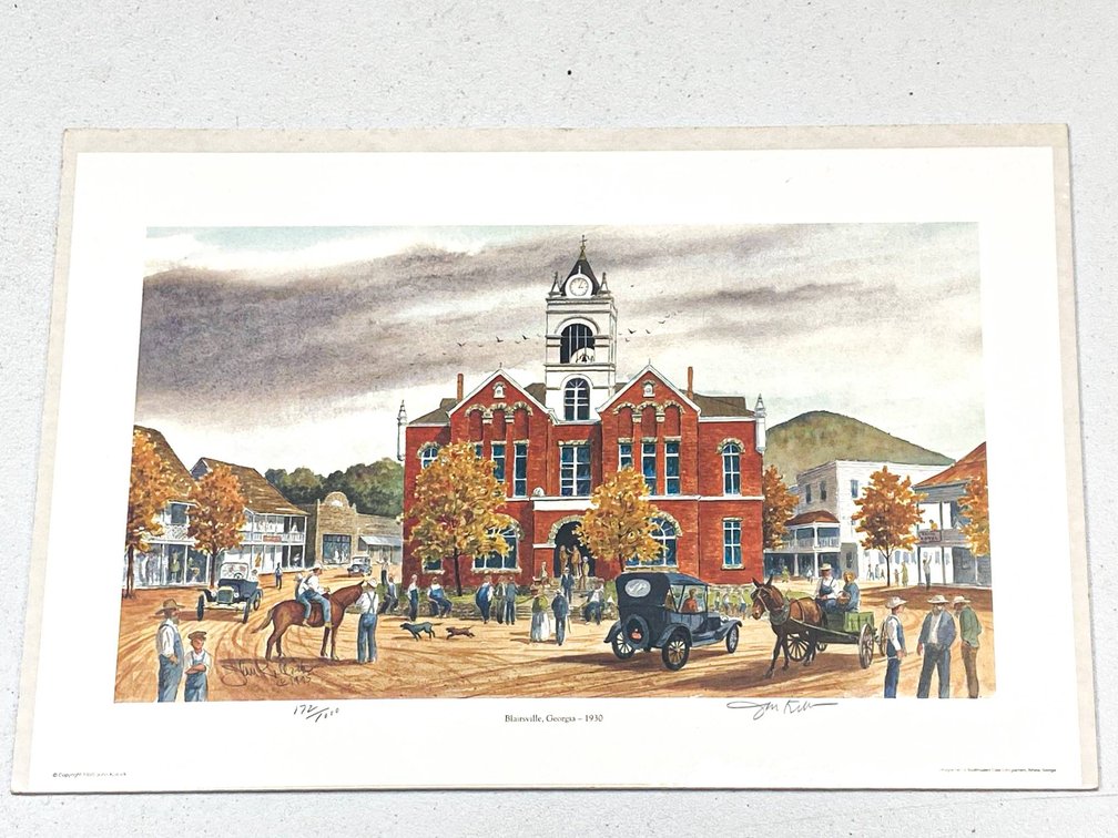 John Kollock Signed and Numbered Print – ‘Blairsville, Georgia 1930’