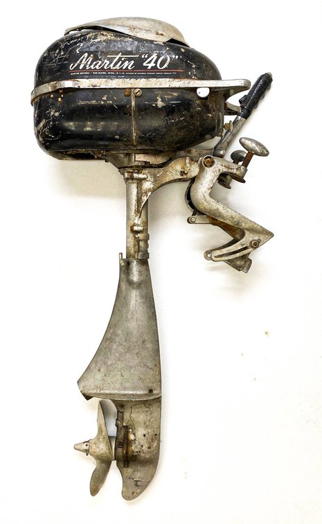 Late 1940s Martin ’40’ 40-Horsepower Outboard Boat Motor