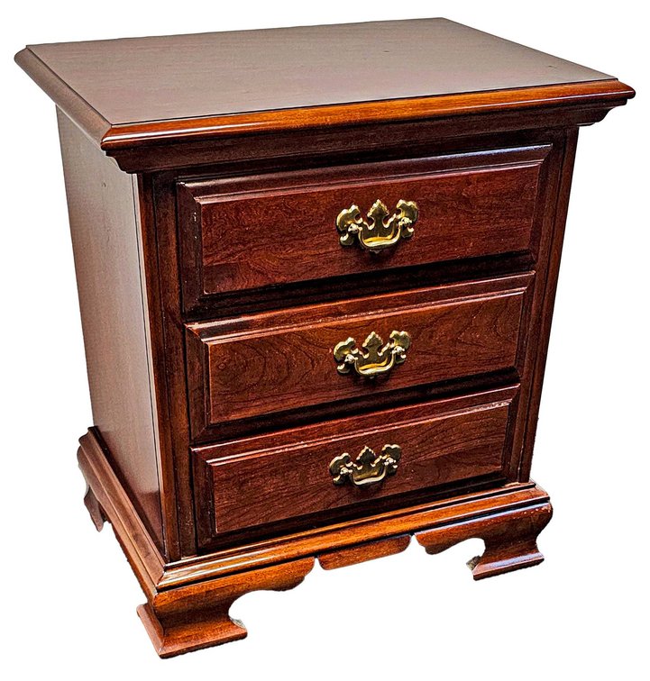 Dixie Furniture Three-Drawer Nightstand