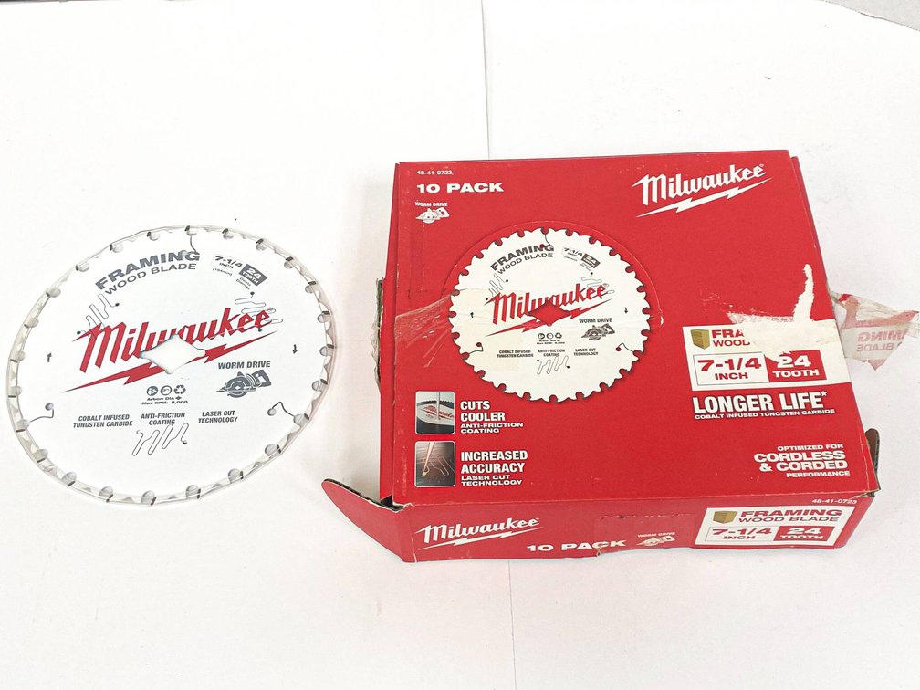 Milwaukee 7-1/4 Inch Framing Wood Blade 10-Pack 