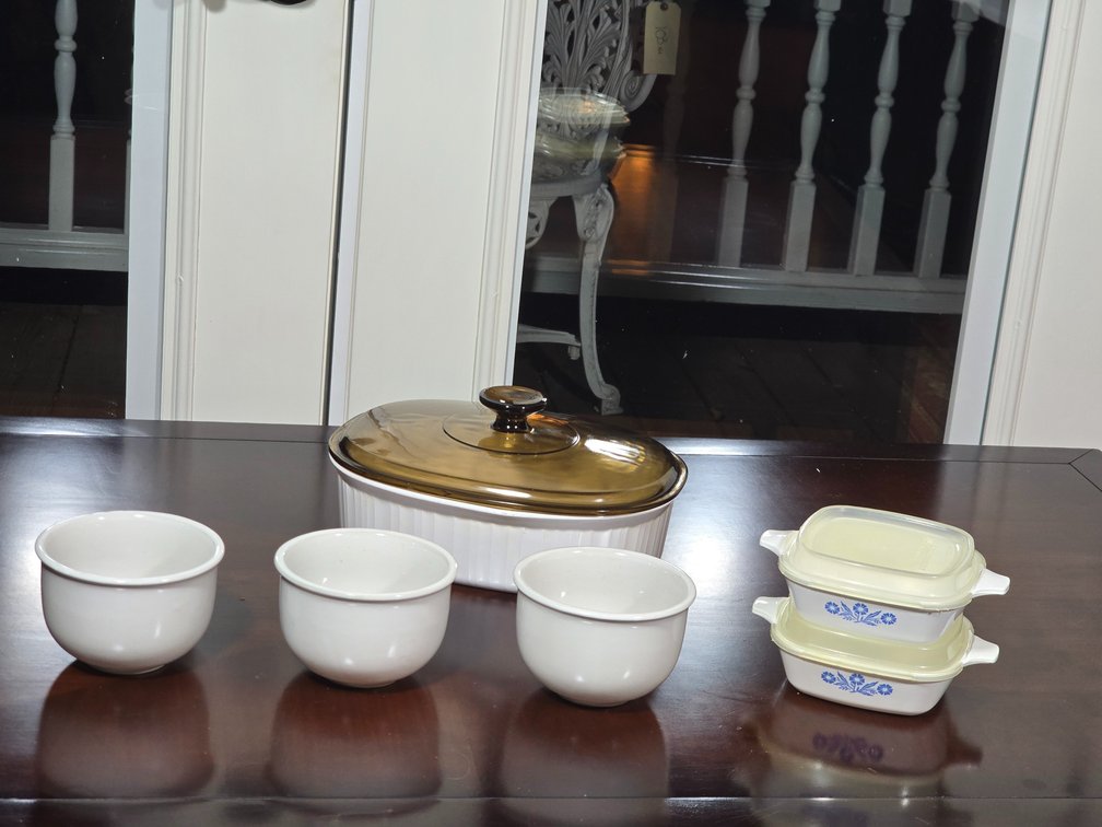 Corning Ware Cornflower, French White & More
