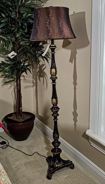 Black & Gold Floor Lamp