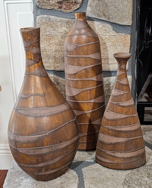 Set of 3 Matching Pier 1 Tall Vases