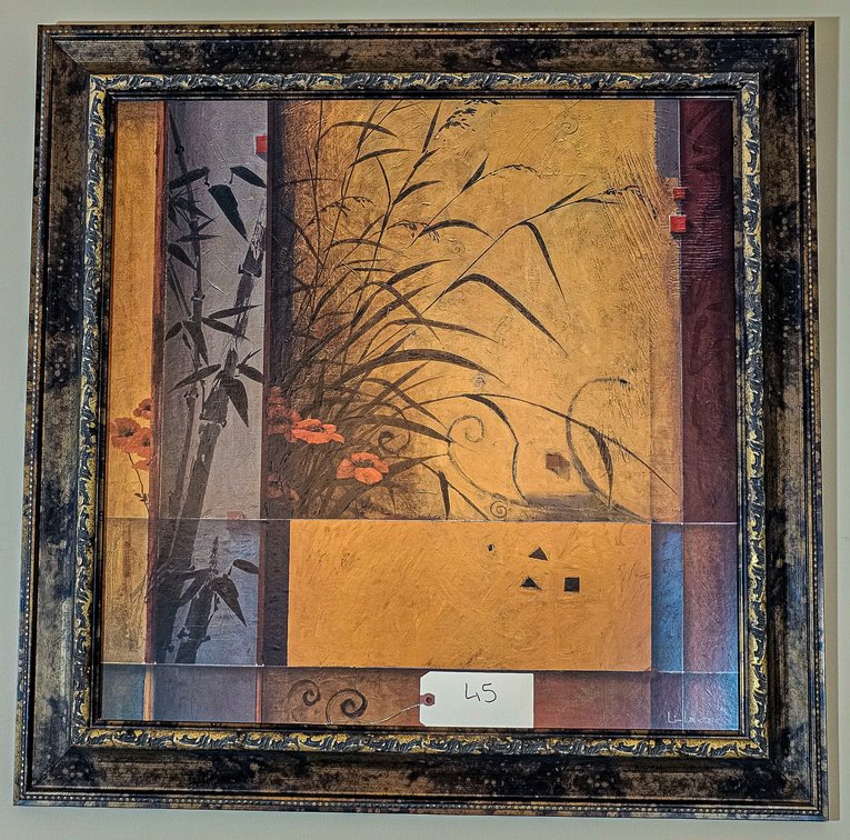 Large Framed Print of Bamboo