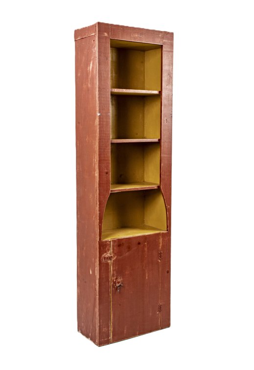 Primitive Painted Chimney Cupboard