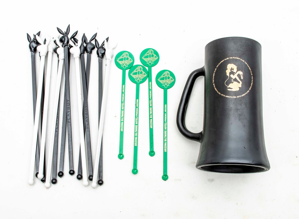 The Playboy Club Mug & Swizzle Sticks