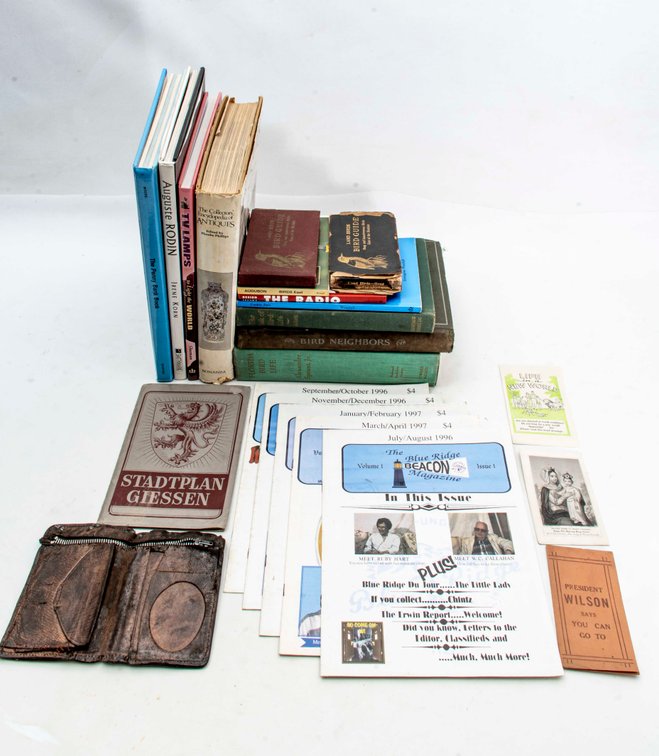 Books: Antique Identification & Bird Watching