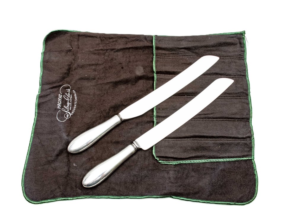 Two- Sterling Cake Knives by Bridalane