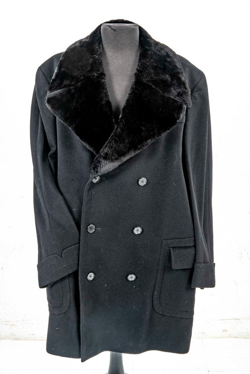 Women's Gucci Black Cashmere & Wool Coat - XL