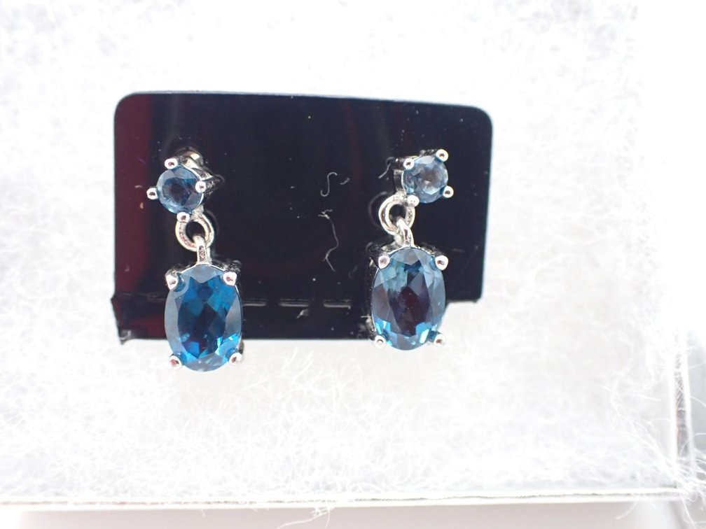 London Blue Topaz Earrings