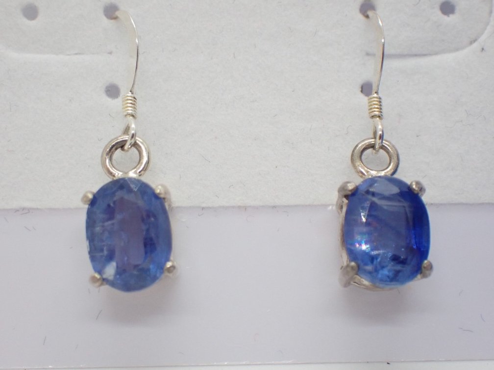 Natural Blue Kyanite Earrings