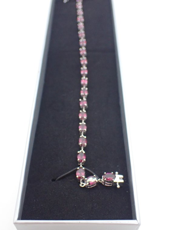 Rhodolite Garnet Bracelet