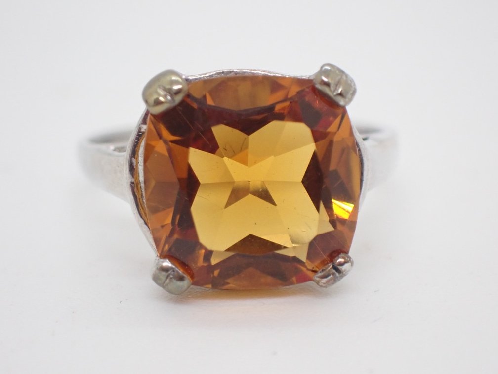 Madeira Citrine Ring