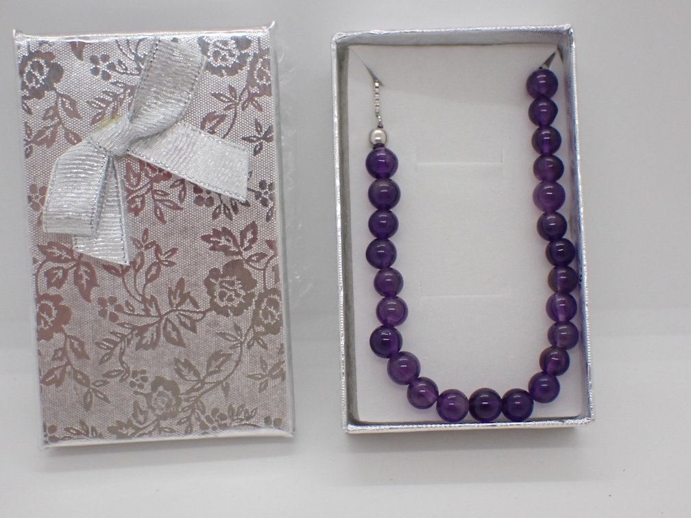 Round Amethyst Bracelet