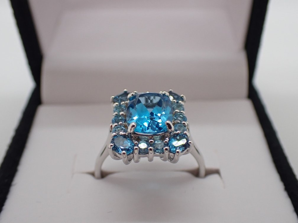 London Blue Topaz Dinner Ring 
