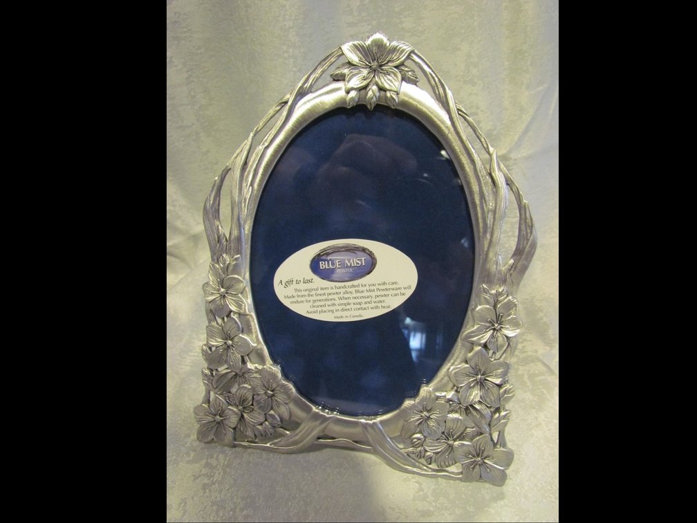 Oval Frame " Blue Mist"