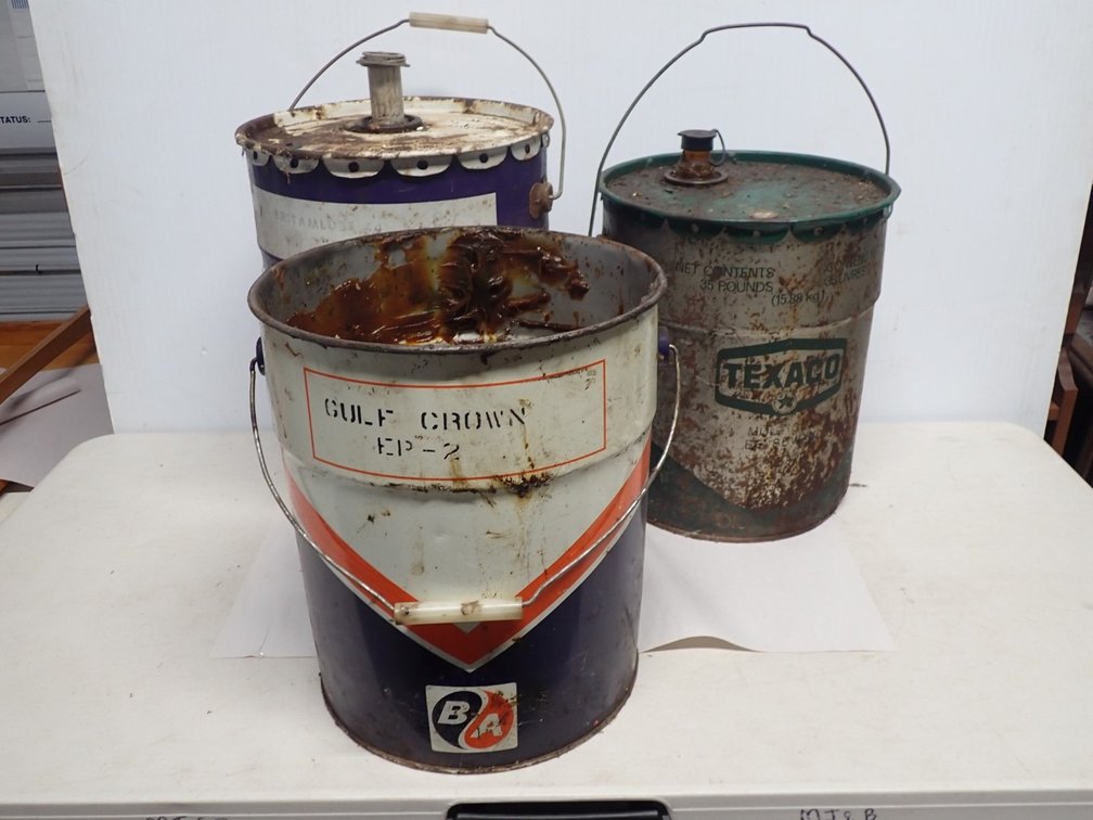 Vintage Grease Cans