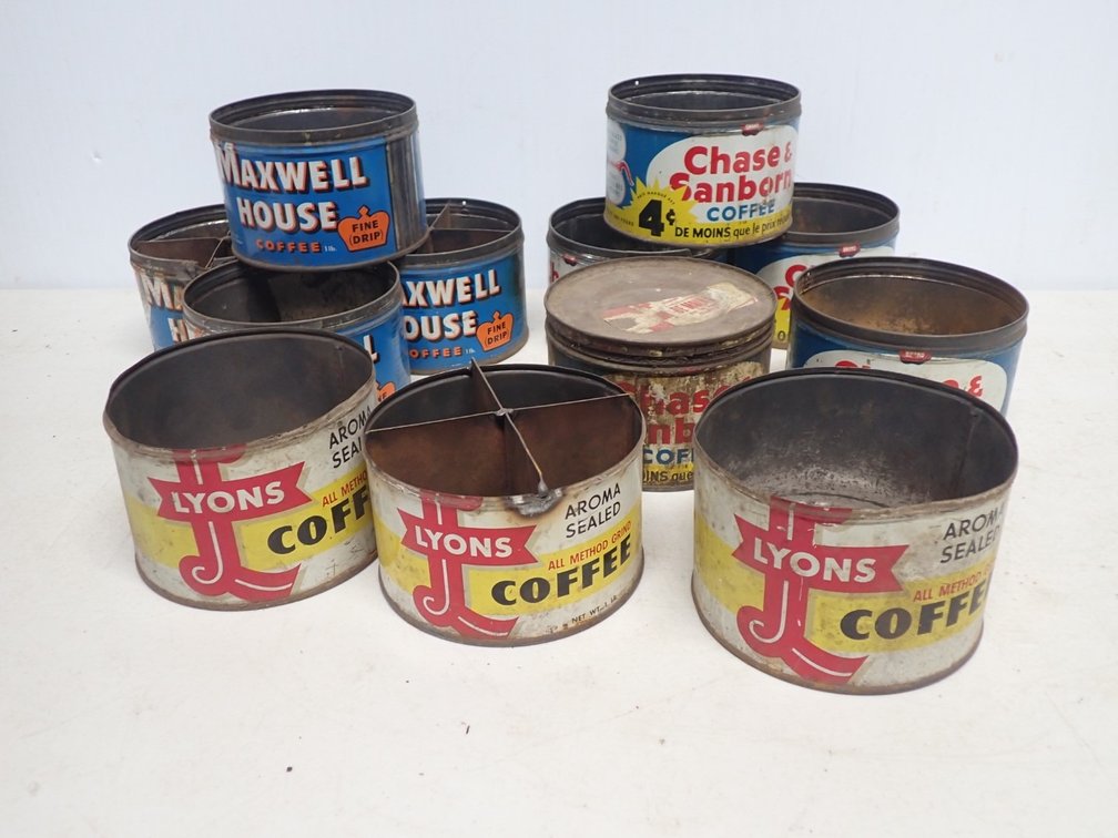 Vintage Coffee Tins