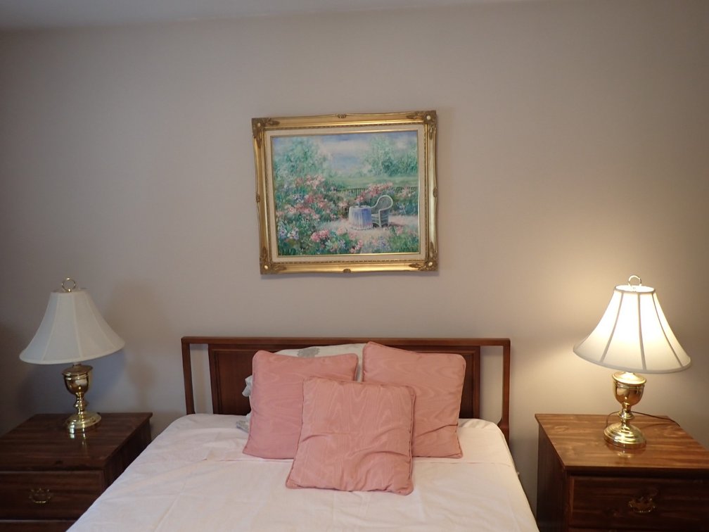 A Painting & Two Lamps