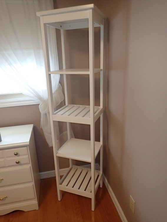 Hemnes Tower White Shelf