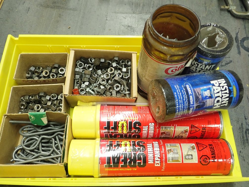 Handyman Tray of Supplies