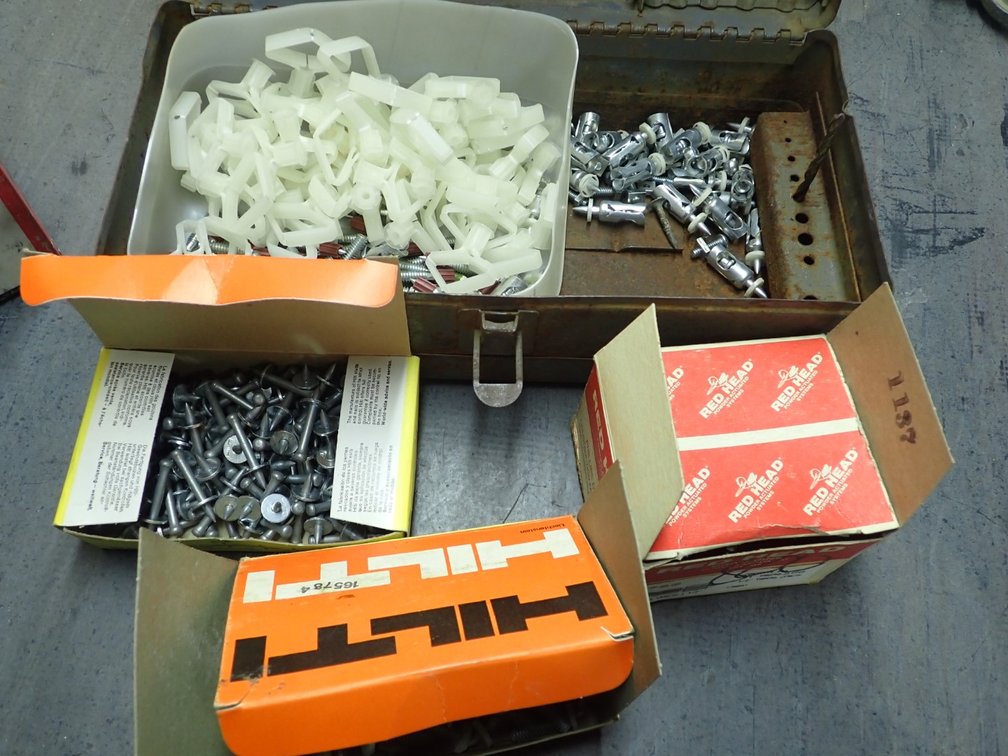 Wall Plugs, Anchors in Toolbox