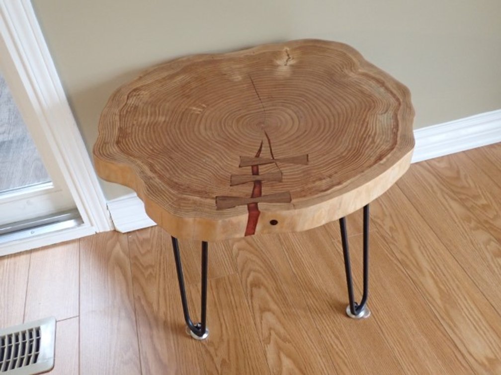 Round Live Edge Table