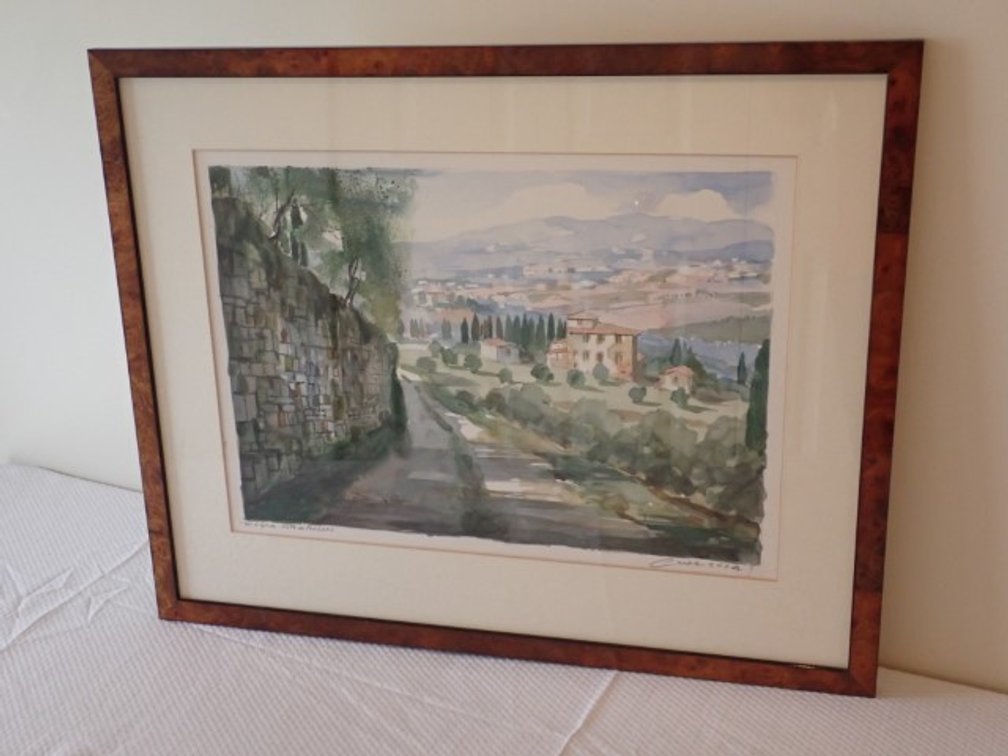Framed Watercolour