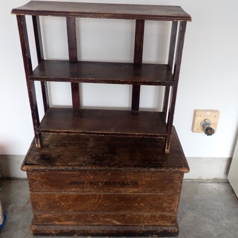 Toy Chest and Shelf