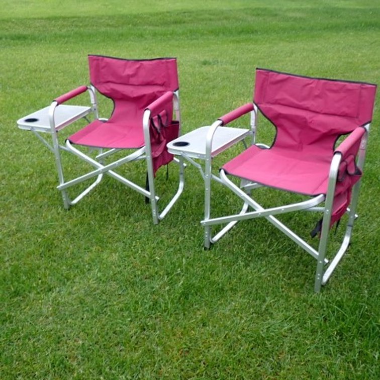 Two Stadium Seats with trays