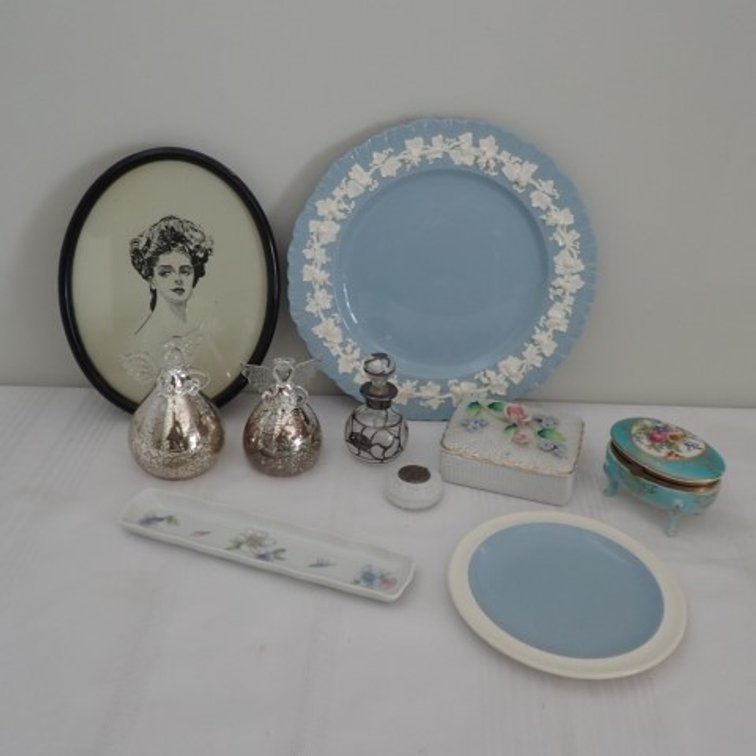 Trinkets and Wedgwood and Print