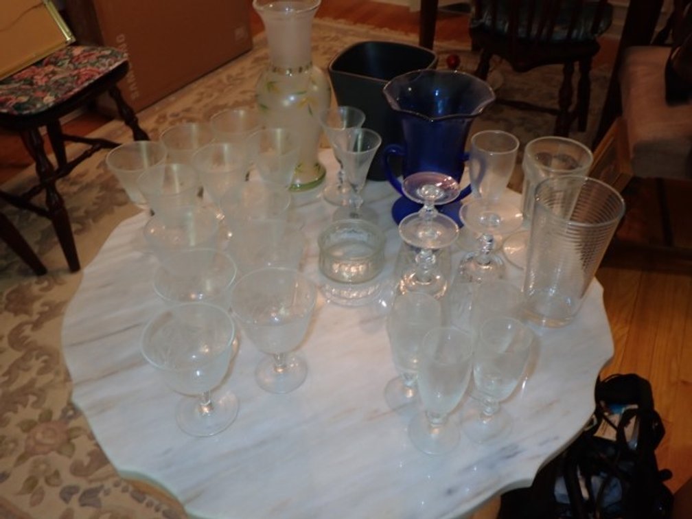 Vintage Drinks and Vases