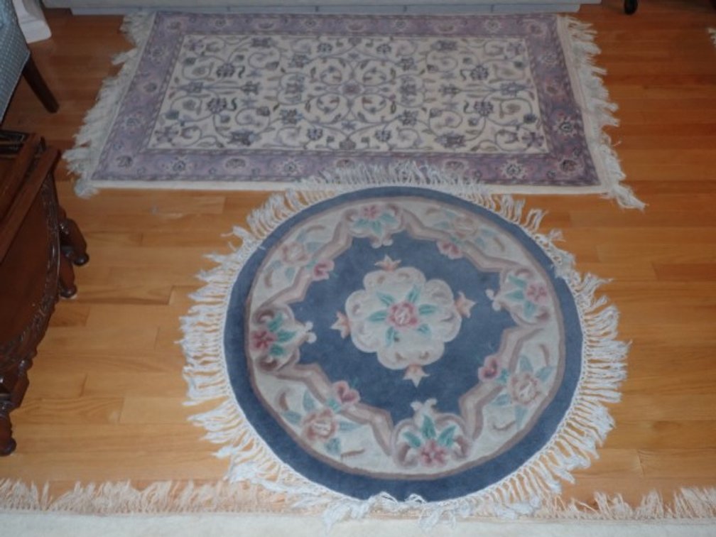 Two Mats-Round and Rectangle