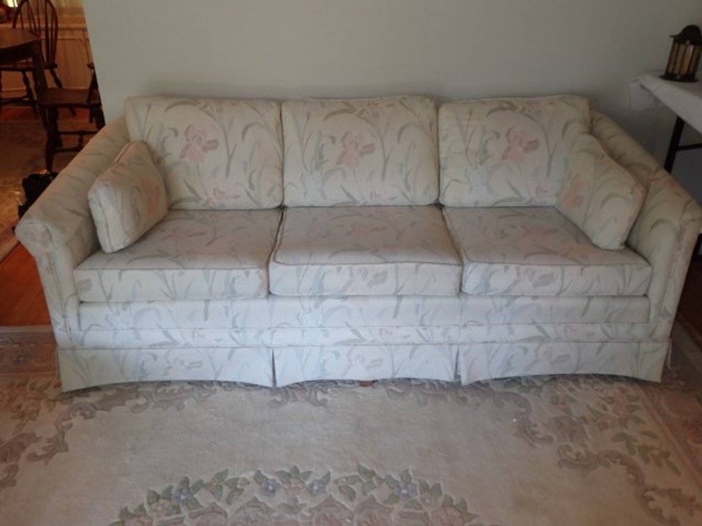 Light Floral Couch