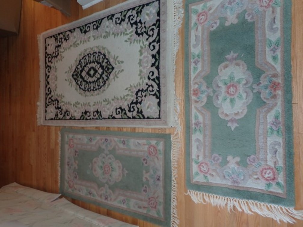 3 Green Toned Rugs