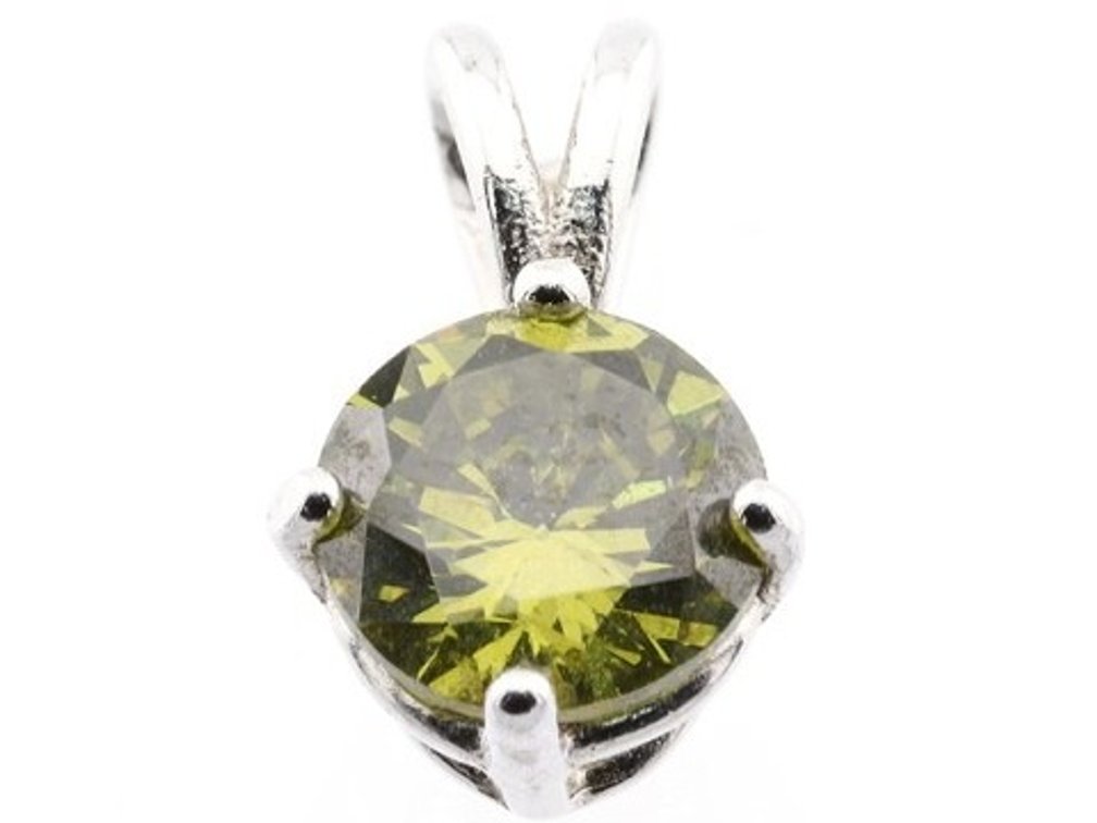 Peridot Sterling Silver Pendant