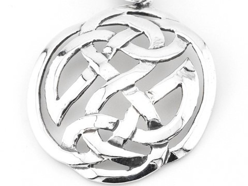 Celtic Pattern Sterling Silver Pendant